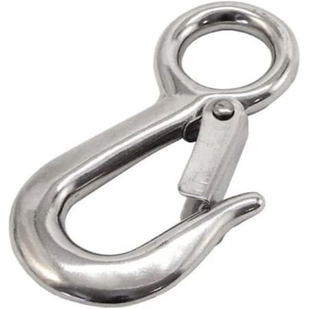 Strike3 4 in. 316 Stainless Steel Utility Eye Hook ST2973504